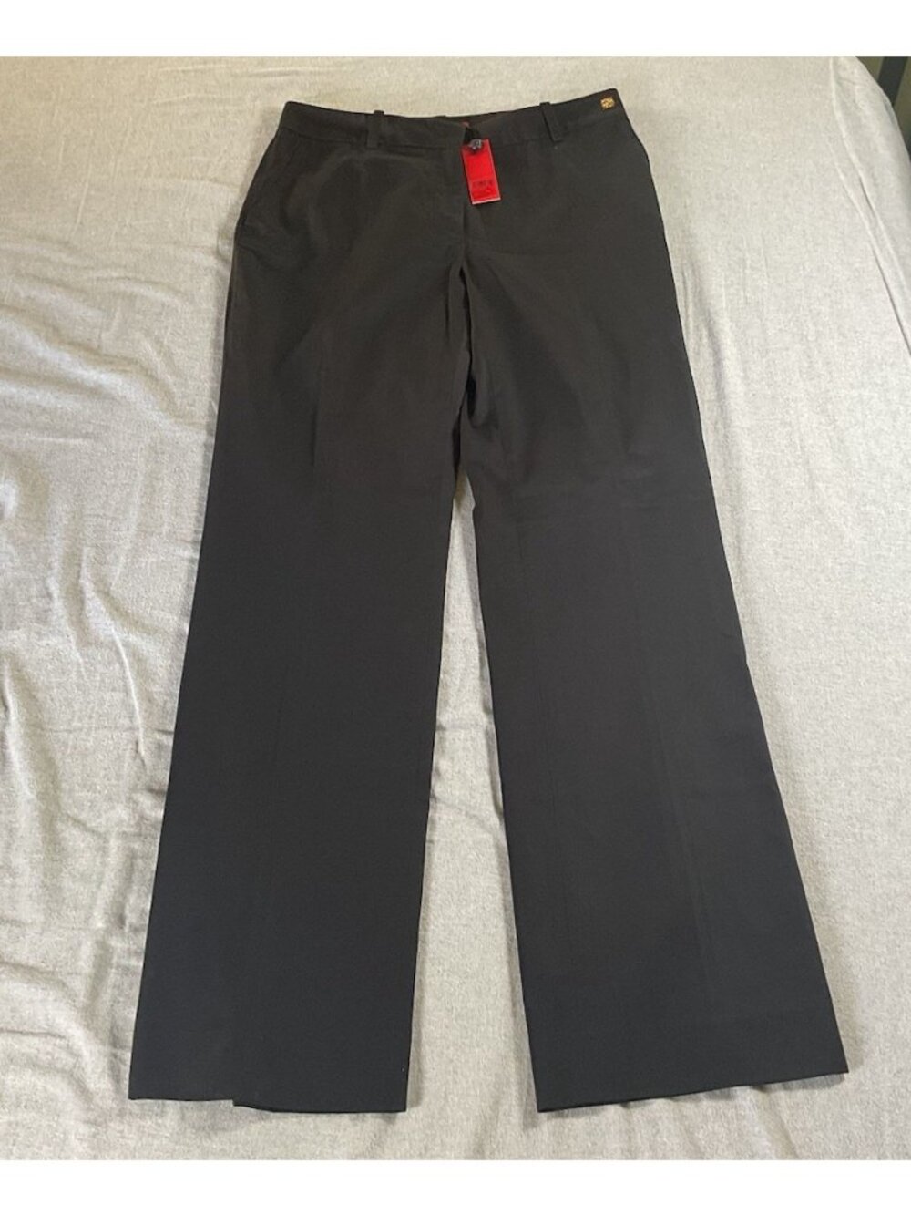 Carolina Herrera NWT $250 Black Pants Women’s 8 Luxury Casual - Picture 4 of 11